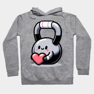 Swole-Mate Kettlebell: Lift with Heart! Hoodie